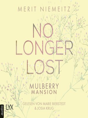 cover image of No Longer Lost--Mulberry Mansion, Teil 2